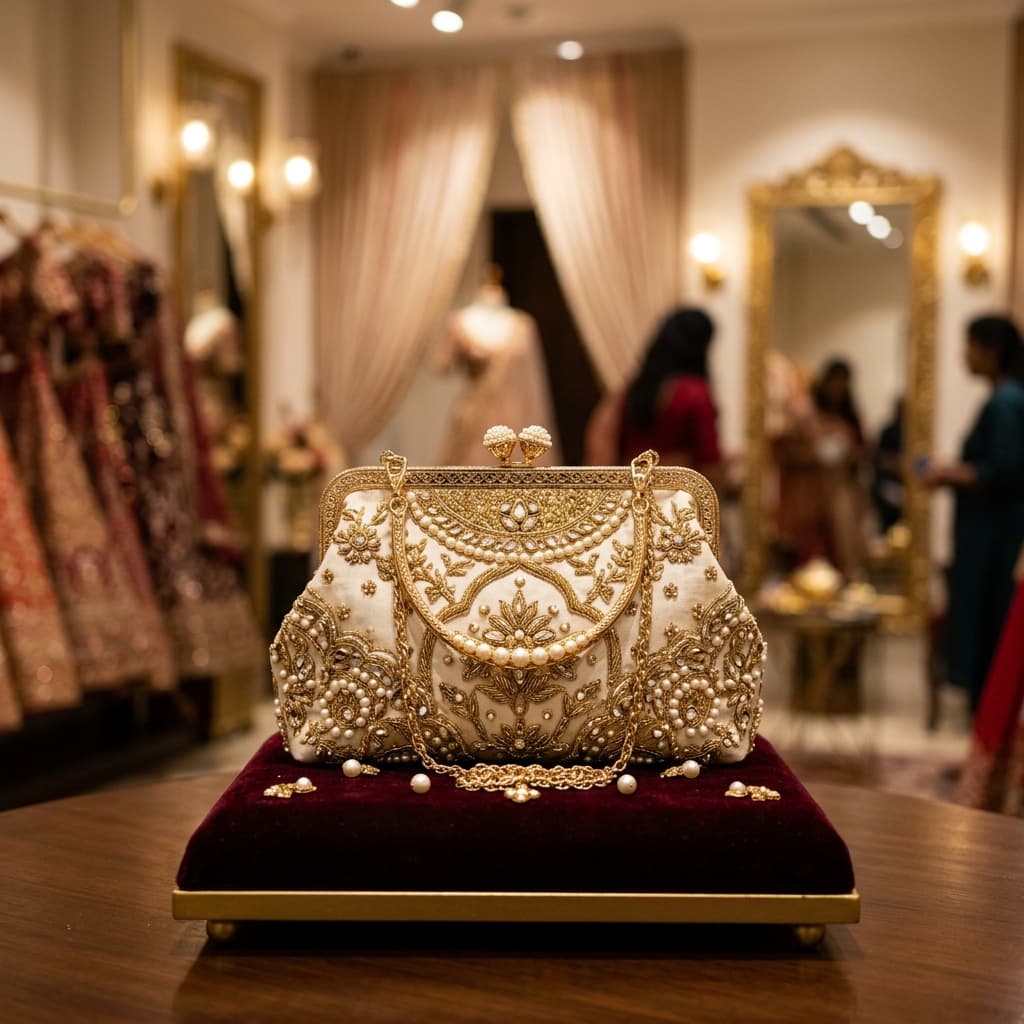 Designer Bridal Clutch